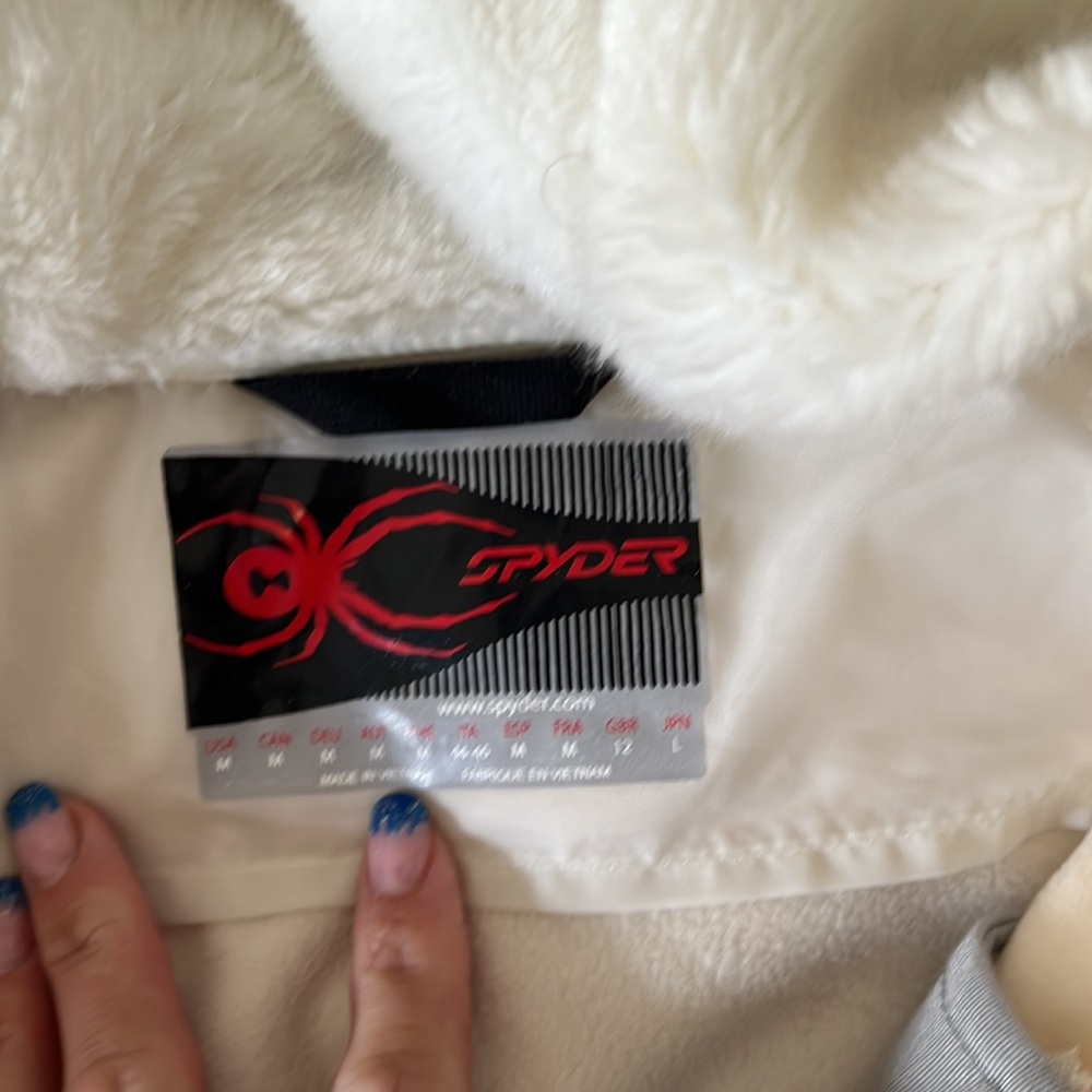 Spider White Lightweight Ski Jacket - image 4